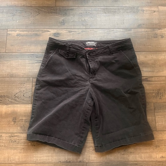 Dockers Black Shorts with Button Detail - Picture 2 of 6